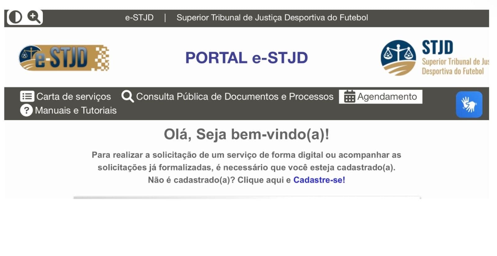 Novo sistema STJD